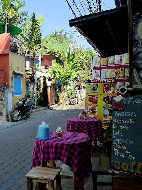 Small cafe in Chiang Mai Old City.