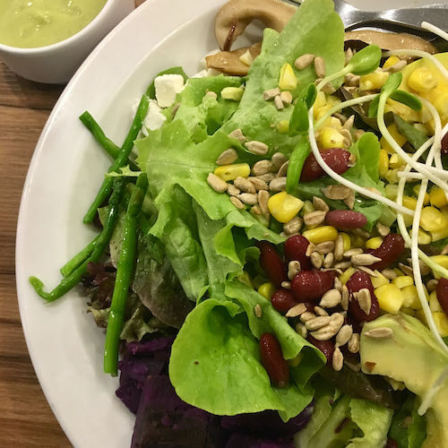 Vegetarian salad from The Salad Concept in Nimmanhaemin.