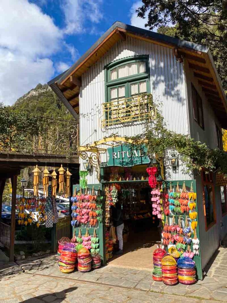 A souvenir shop in Colonia Suiza just outside of Bariloche.