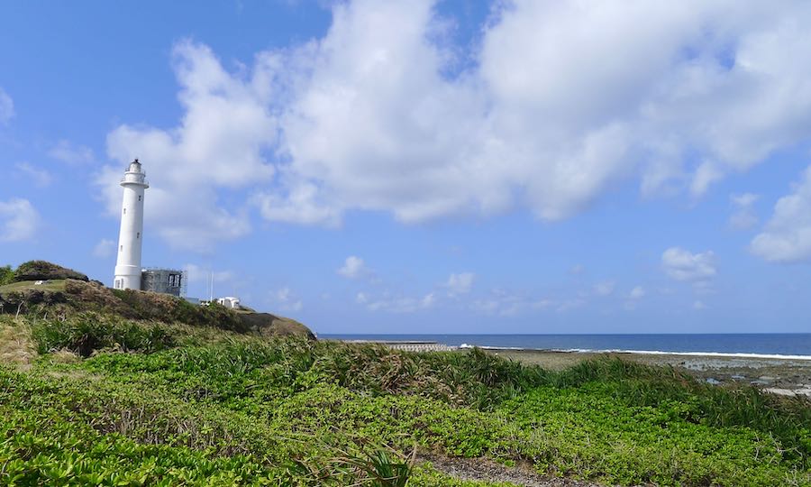 Lyudao Lighthouse on Green Island, Taiwan.