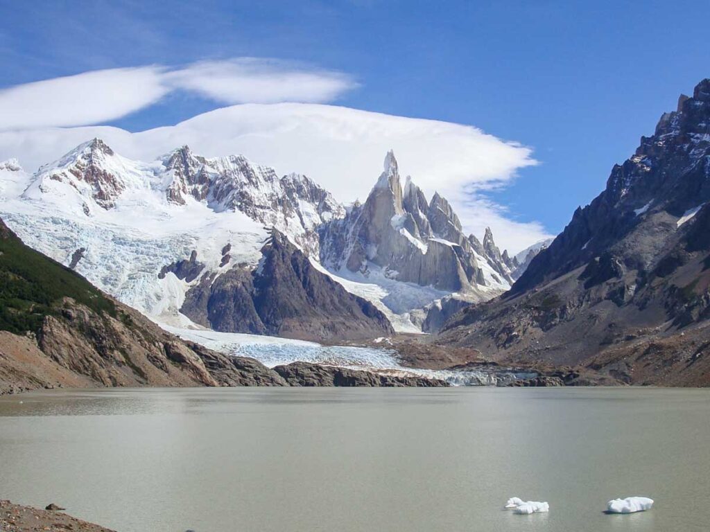Visiting Cerro Torre and the Torre glacier lagoon on Day 3 in El Chaltén.