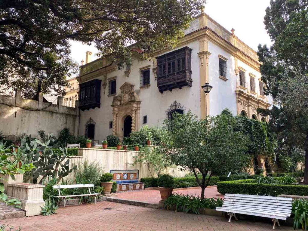Spanish colonial architecture and gardens of the Museo Fernández Blanco in Palacio Noel.