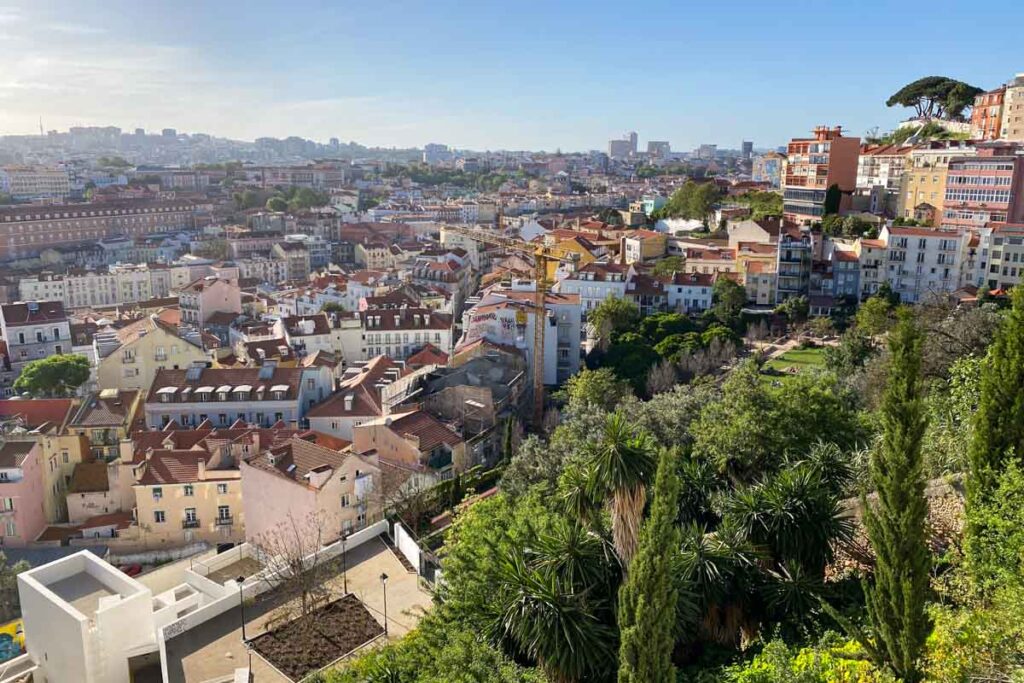 Panoramic view from Miradouro da Graça - one of my favorite viewpoints in Lisbon.